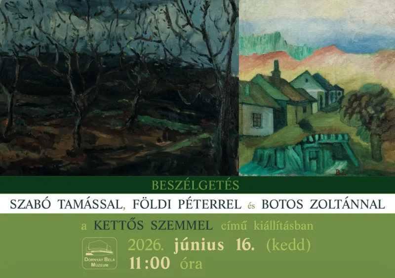 Beszélgetés a Kettős szemmel című kiállításban