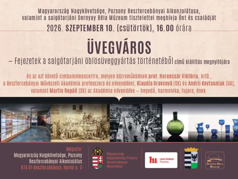 Salgótarján üvegművészete Besztercebányán