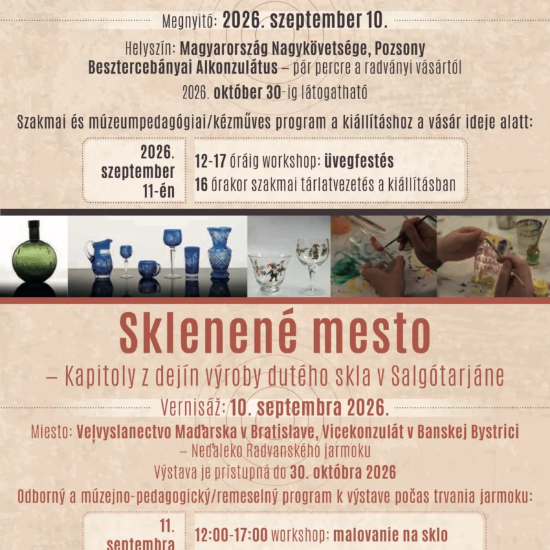 A Dornyay Béla Múzeum programjai a radványi vásár idején