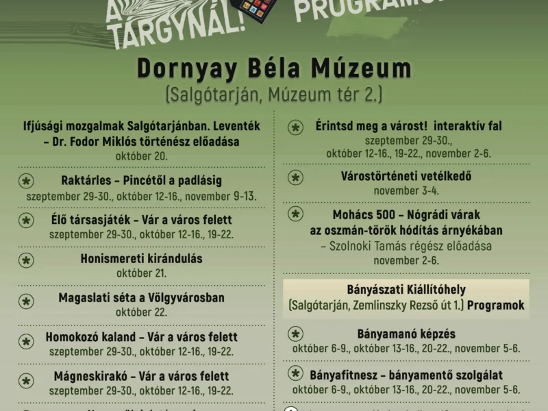 muzeumok őszi fesztiválja plakát